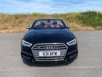 USED 2019 19 AUDI S3 2.0 TFSI Cabriolet 2dr Petrol S Tronic quattro Euro 6 (s/s) (300 ps) PARK PILOT - B&O STEREO PACKAGE - CRUISE CONTROL - HEATED SEATS - COCKPIT NAVIGATION - FOLDING MIRRORS