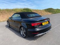 USED 2019 19 AUDI S3 2.0 TFSI Cabriolet 2dr Petrol S Tronic quattro Euro 6 (s/s) (300 ps) PARK PILOT - B&O STEREO PACKAGE - CRUISE CONTROL - HEATED SEATS - COCKPIT NAVIGATION - FOLDING MIRRORS