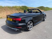 USED 2019 19 AUDI S3 2.0 TFSI Cabriolet 2dr Petrol S Tronic quattro Euro 6 (s/s) (300 ps) PARK PILOT - B&O STEREO PACKAGE - CRUISE CONTROL - HEATED SEATS - COCKPIT NAVIGATION - FOLDING MIRRORS