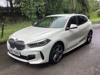 USED 2020 BMW 1 SERIES 1.5 118i M Sport Hatchback 5dr Petrol Manual Euro 6 (s/s) (140 ps) *ALPINE WHITE* HEATED SEATS-FULL LEATHER-X2 KEYS