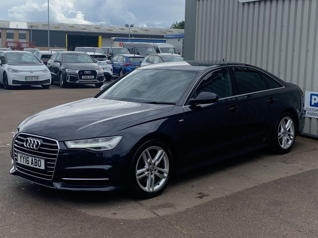 USED 2016 16 AUDI A6 SALOON 2.0 TDI S line Saloon 4dr Diesel S Tronic quattro Euro 6 (s/s) (190 ps) VALCONA LEATHER S SUPER SEATS