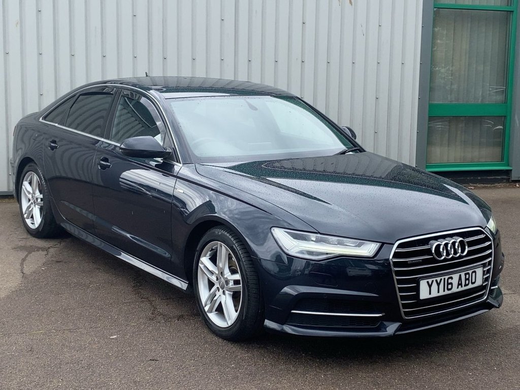 USED 2016 16 AUDI A6 SALOON 2.0 TDI S line Saloon 4dr Diesel S Tronic quattro Euro 6 (s/s) (190 ps) VALCONA LEATHER S SUPER SEATS