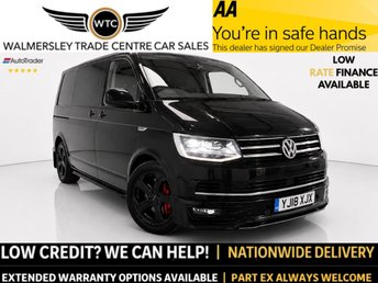 2018 VOLKSWAGEN TRANSPORTER SPORTLINE 2.0 BiTDI T32 BlueMotion Tech Sportline Crew Van Double Cab 5dr Diesel DSG SWB Euro 6 (s/s) (204 ps) &pound;22495.00