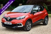 USED 2018 68 RENAULT CAPTUR 0.9 TCe ENERGY Iconic SUV 5dr Petrol Manual Euro 6 (s/s) (90 ps) 5 SERVICES + LONG MOT! NAV, DAB, SENSORS, BTOOTH, CRUISE!