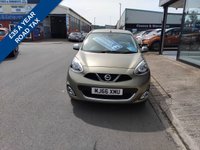 USED 2016 66 NISSAN MICRA 1.2 n-tec Hatchback 5dr Petrol Manual Euro 6 (80 ps) &pound;35 ROAD TAX ONLY 20,164 MILES