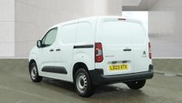 USED 2023 23 CITROEN BERLINGO Enterprise Pro M EAT8 Automatic Blue Hdi 130 PS With Air Conditioning, Electric Pack, Parking Sensors, Side Door, 3 Seat Cab - Touch Screen Android Auto / Car Play ,  Bulkhead and Ply Lining finished in 