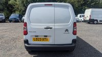 USED 2023 23 CITROEN BERLINGO Enterprise Pro M EAT8 Automatic Blue Hdi 130 PS With Air Conditioning, Electric Pack, Parking Sensors, Side Door, 3 Seat Cab - Touch Screen Android Auto / Car Play ,  Bulkhead and Ply Lining finished in 