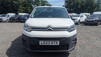 USED 2023 23 CITROEN BERLINGO Enterprise Pro M EAT8 Automatic Blue Hdi 130 PS With Air Conditioning, Electric Pack, Parking Sensors, Side Door, 3 Seat Cab - Touch Screen Android Auto / Car Play ,  Bulkhead and Ply Lining finished in 