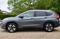 USED 2016 16 HONDA CR-V 2.0 i-VTEC EX SUV 5dr Petrol Auto 4WD Euro 6 (155 ps) 7 SERVICES + LONG MOT NO ADV'S! PAN ROOF, HEATED LEATHER, TOW BAR!
