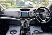 USED 2016 16 HONDA CR-V 2.0 i-VTEC EX SUV 5dr Petrol Auto 4WD Euro 6 (155 ps) 7 SERVICES + LONG MOT NO ADV'S! PAN ROOF, HEATED LEATHER, TOW BAR!