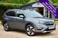 USED 2016 16 HONDA CR-V 2.0 i-VTEC EX SUV 5dr Petrol Auto 4WD Euro 6 (155 ps) 7 SERVICES + LONG MOT NO ADV'S! PAN ROOF, HEATED LEATHER, TOW BAR!