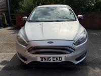 USED 2016 16 FORD FOCUS 1.5 TDCi Zetec Hatchback 5dr Diesel Manual Euro 6 (s/s) (120 ps) SAT NAV, BLUETOOTH & DAB RADIO