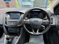USED 2016 16 FORD FOCUS 1.5 TDCi Zetec Hatchback 5dr Diesel Manual Euro 6 (s/s) (120 ps) SAT NAV, BLUETOOTH & DAB RADIO