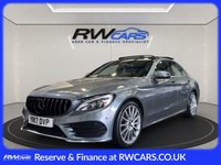 USED 2017 11 MERCEDES-BENZ C-CLASS 2.1 C220d AMG Line (Premium) Saloon 4dr Diesel G-Tronic+ Euro 6 (s/s) (170 ps) 