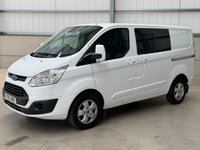 USED 2017 67 FORD TRANSIT CUSTOM 2.0 TDCI 130PS L1 H1 LIMITED - NO VAT 1 YEARS MOT, TOP SPEC, CLEAN