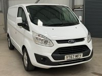 USED 2017 67 FORD TRANSIT CUSTOM 2.0 TDCI 130PS L1 H1 LIMITED - NO VAT 1 YEARS MOT, TOP SPEC, CLEAN
