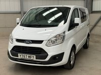 USED 2017 67 FORD TRANSIT CUSTOM 2.0 TDCI 130PS L1 H1 LIMITED - NO VAT 1 YEARS MOT, TOP SPEC, CLEAN