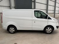 USED 2017 67 FORD TRANSIT CUSTOM 2.0 TDCI 130PS L1 H1 LIMITED - NO VAT 1 YEARS MOT, TOP SPEC, CLEAN