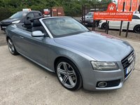 USED 2011 11 AUDI A5 CABRIOLET 3.0 TDI V6 S line Convertible 2dr Diesel S Tronic quattro Euro 5 (240 ps) CAR FINANCE SPECIALIST , NON FINANCE DEALS ALSO WELCOMED