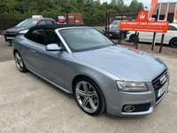 USED 2011 11 AUDI A5 CABRIOLET 3.0 TDI V6 S line Convertible 2dr Diesel S Tronic quattro Euro 5 (240 ps) CAR FINANCE SPECIALIST , NON FINANCE DEALS ALSO WELCOMED