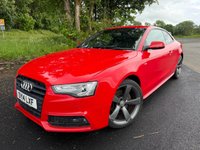 USED 2014 14 AUDI A5 3.0 TDI V6 Black Edition Coupe 2dr Diesel S Tronic quattro Euro 5 (s/s) (245 ps) 