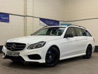 USED 2015 65 MERCEDES-BENZ E-CLASS 2.1 E220 BlueTEC AMG Night Edition Estate 5 Door Diesel G-Tronic+ Euro 6 (s/s) (177 ps) NIGHT PACK F & R PARKING SENSORS
