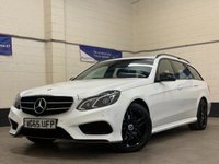 USED 2015 65 MERCEDES-BENZ E-CLASS 2.1 E220 BlueTEC AMG Night Edition Estate 5 Door Diesel G-Tronic+ Euro 6 (s/s) (177 ps) NIGHT PACK F & R PARKING SENSORS