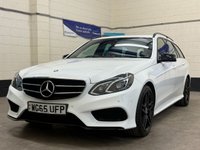 USED 2015 65 MERCEDES-BENZ E-CLASS 2.1 E220 BlueTEC AMG Night Edition Estate 5 Door Diesel G-Tronic+ Euro 6 (s/s) (177 ps) NIGHT PACK F & R PARKING SENSORS