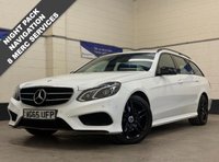 USED 2015 65 MERCEDES-BENZ E-CLASS 2.1 E220 BlueTEC AMG Night Edition Estate 5 Door Diesel G-Tronic+ Euro 6 (s/s) (177 ps) NIGHT PACK F & R PARKING SENSORS