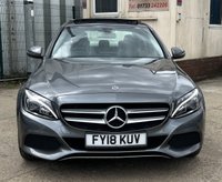 USED 2018 18 MERCEDES-BENZ C-CLASS 1.6 C200d Sport (Premium) Saloon 4dr Diesel G-Tronic+ Euro 6 (s/s) (136 ps) - 1 OWNER - F/S/H - SAT NAV - PANORAMIC SUN ROOF - HEATED LEATHER - REVERSE CAMERA - CRUISE