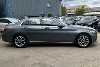 USED 2018 18 MERCEDES-BENZ C-CLASS 1.6 C200d Sport (Premium) Saloon 4dr Diesel G-Tronic+ Euro 6 (s/s) (136 ps) - 1 OWNER - F/S/H - SAT NAV - PANORAMIC SUN ROOF - HEATED LEATHER - REVERSE CAMERA - CRUISE
