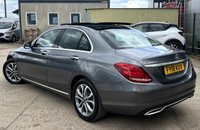 USED 2018 18 MERCEDES-BENZ C-CLASS 1.6 C200d Sport (Premium) Saloon 4dr Diesel G-Tronic+ Euro 6 (s/s) (136 ps) - 1 OWNER - F/S/H - SAT NAV - PANORAMIC SUN ROOF - HEATED LEATHER - REVERSE CAMERA - CRUISE