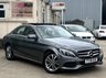USED 2018 18 MERCEDES-BENZ C-CLASS 1.6 C200d Sport (Premium) Saloon 4dr Diesel G-Tronic+ Euro 6 (s/s) (136 ps) - 1 OWNER - F/S/H - SAT NAV - PANORAMIC SUN ROOF - HEATED LEATHER - REVERSE CAMERA - CRUISE