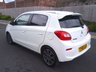 USED 2018 68 MITSUBISHI MIRAGE 1.2 Juro Hatchback 5dr Petrol Manual Euro 6 (s/s) (79 ps) HIGH SPECIFICATION WITH REAR PARK AID, CLIMATE & CRUISE CONTROL AND HEATED FRONT SEATS.  EXCELLENT SERVICE HISTORY SHOWING IT HAS BEEN BOTH WELL MAINTAINED AND LOOKED AFTER.