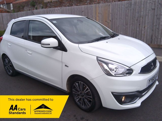 View our Mitsubishi Mirage 1.2 Juro Hatchback 5dr Petrol Manual Euro 6 (s/s) (79 ps)