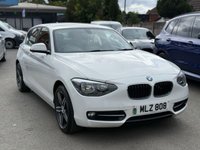 USED 2014 64 BMW 1 SERIES 1 SERIES 1.6 116i Sport Hatchback 5dr Petrol Manual Euro 6 (s/s) (136 ps) SERVICE HISTORY + PARKING SENSORS SERVICE HISTORY + PARK SENSORS