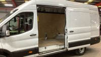 USED 2023 73 FORD TRANSIT L4 H3 Tdci 130 PS XLWB 350 Rear Wheel Drive with Electric Windows, Side Door, Bulkhead, Ply Lining, Side Door and Parking Sensors finished in 