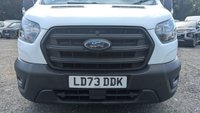 USED 2023 73 FORD TRANSIT L4 H3 Tdci 130 PS XLWB 350 Rear Wheel Drive with Electric Windows, Side Door, Bulkhead, Ply Lining, Side Door and Parking Sensors finished in 
