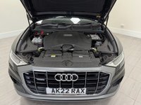 USED 2022 22 AUDI Q8 3.0 TFSI V6 55 S line SUV 5dr Petrol Tiptronic quattro Euro 6 (s/s) (340 ps) 1 OWNER FROM NEW + WIRELESS APPLE CARPLAY + FULL AUDI SERVICE HISTORY + UPGRADED ALLOYS + FLAT-BOTTOM STEERING WHEEL