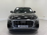 USED 2022 22 AUDI Q8 3.0 TFSI V6 55 S line SUV 5dr Petrol Tiptronic quattro Euro 6 (s/s) (340 ps) 1 OWNER FROM NEW + WIRELESS APPLE CARPLAY + FULL AUDI SERVICE HISTORY + UPGRADED ALLOYS + FLAT-BOTTOM STEERING WHEEL