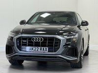 USED 2022 22 AUDI Q8 3.0 TFSI V6 55 S line SUV 5dr Petrol Tiptronic quattro Euro 6 (s/s) (340 ps) 1 OWNER FROM NEW + WIRELESS APPLE CARPLAY + FULL AUDI SERVICE HISTORY + UPGRADED ALLOYS + FLAT-BOTTOM STEERING WHEEL