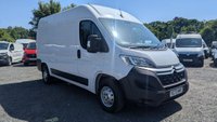 USED 2023 73 CITROEN RELAY Enterprise L2 H2 Blue Hdi 140 PS MWB High Roof With Air Conditioning, Electric Pack, Sat Nav, Parking Sensors, Blukhead, Ply Lining, 3 Seat Cab finished in 