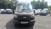 USED 2023 23 FORD TRANSIT L3 H3 Tdci 130 PS Trend LWB High Roof with Air Conditioning, Large Screen Media, Bulkhead, Ply Lining , Parking Sensors and all of the usual Trend spec that you would expect in the new shape Transit fnished in 