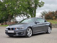 USED 2018 18 BMW 4 SERIES 3.0 430d M Sport Convertible 2dr Diesel Auto Euro 6 (s/s) (258 ps) FSH|COMFORTPACK|19"|AIRCOLLAR
