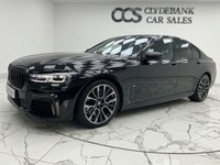 USED 2022 22 BMW 7 SERIES 3.0 730d MHT M Sport Saloon 4dr Diesel Hybrid Auto Euro 6 (s/s) (286 ps) Finished In Black Sapphire, This 7 Series Comes With The M Sport Pro Package, Full BMW Service History, 20" M Light Star Spoke Alloy Wheels, Sun Protection Glazing, Front And Rear Memory Seats, Harman Kardon Premium Sound System, Front And Rear Heated Seats, 360 Degree Surround Camera, Park Assist, Power Operated Tailgate, 2 Keys, 12 Months MOT, 3 Months Warranty. Finance And Extended Warranty Available.