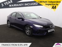 USED 2020 20 HONDA CIVIC 1.0 VTEC Turbo SE Hatchback 5dr Petrol CVT Euro 6 (s/s) (126 ps) PARK SENSORS | CRUISE CONTROL