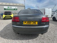 USED 2008 58 AUDI A8 4.2 TDI Sport Saloon 4dr Diesel Automatic quattro (249 g/km, 321 bhp) Big Specification - FSH