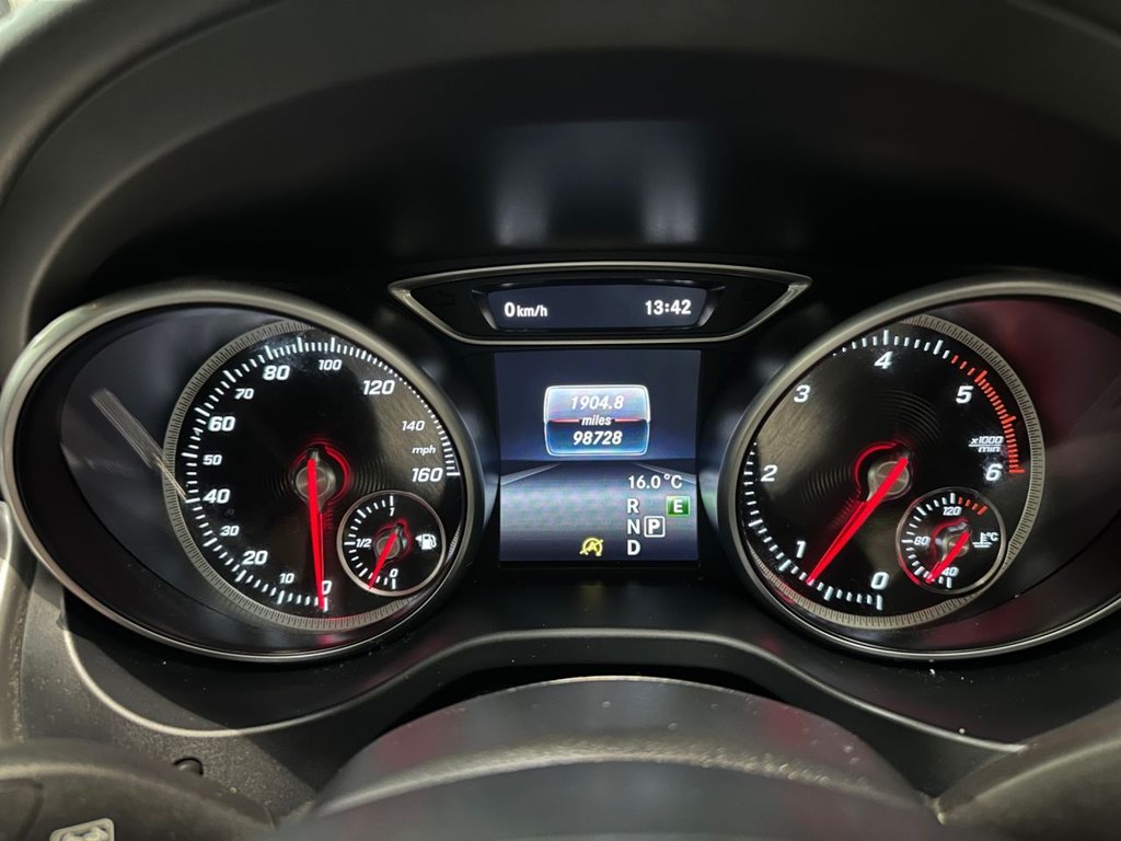USED 2016 66 MERCEDES-BENZ CLA 2.1 CLA220d AMG Line Shooting Brake 5dr Diesel 7G-DCT Euro 6 (s/s) (177 ps) 7 SERVICE VISITS-NAV VIA CARPLAY