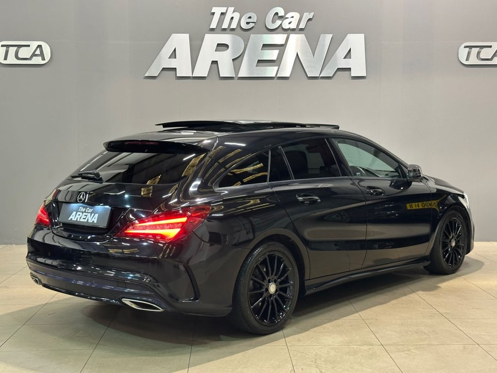 USED 2016 66 MERCEDES-BENZ CLA 2.1 CLA220d AMG Line Shooting Brake 5dr Diesel 7G-DCT Euro 6 (s/s) (177 ps) 7 SERVICE VISITS-NAV VIA CARPLAY