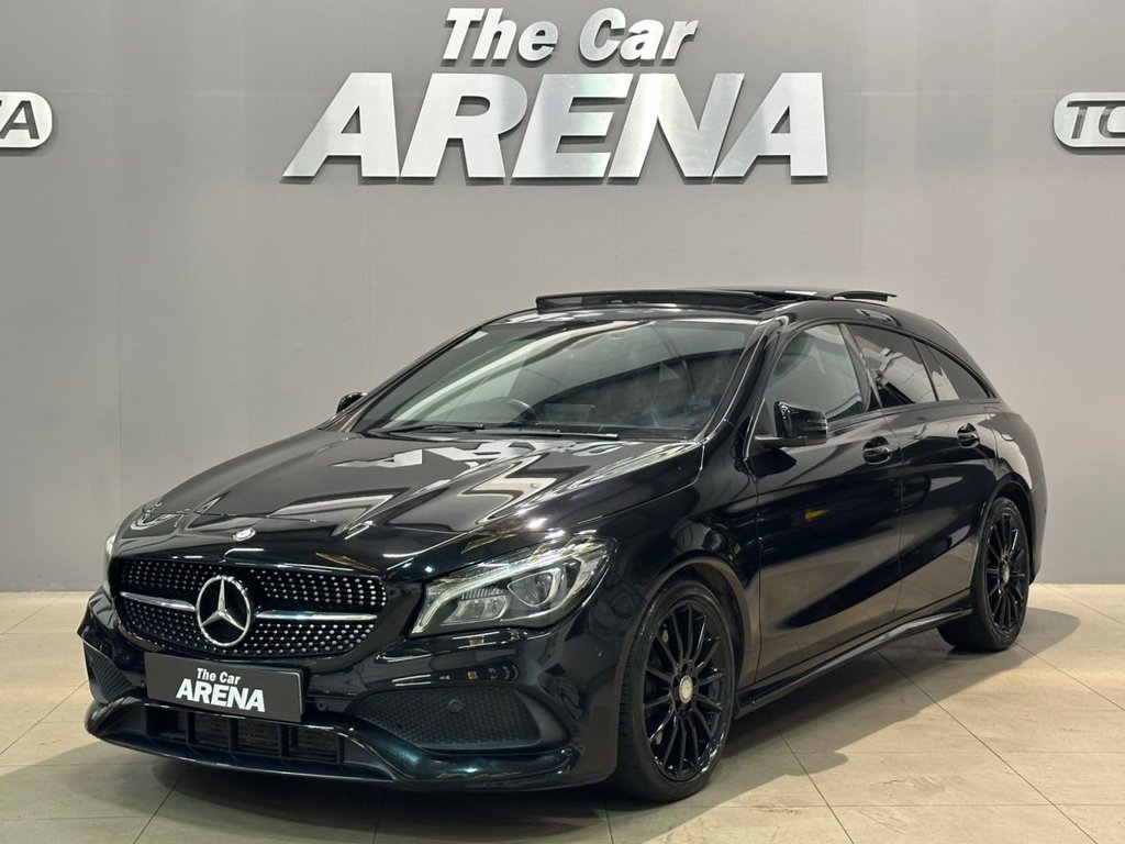 USED 2016 66 MERCEDES-BENZ CLA 2.1 CLA220d AMG Line Shooting Brake 5dr Diesel 7G-DCT Euro 6 (s/s) (177 ps) 7 SERVICE VISITS-NAV VIA CARPLAY